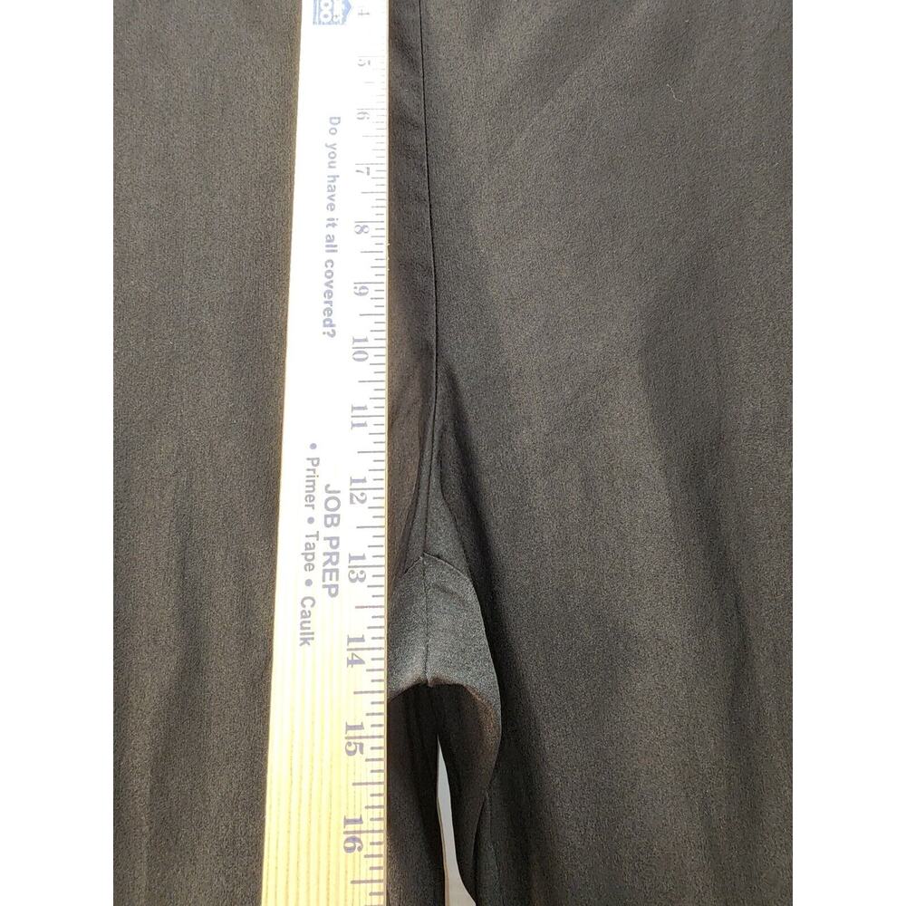 Rafaella Stretch Slim Pull-On Pants Women's Sz 18 Black Solid Chino Stretch - Picture 5 of 11